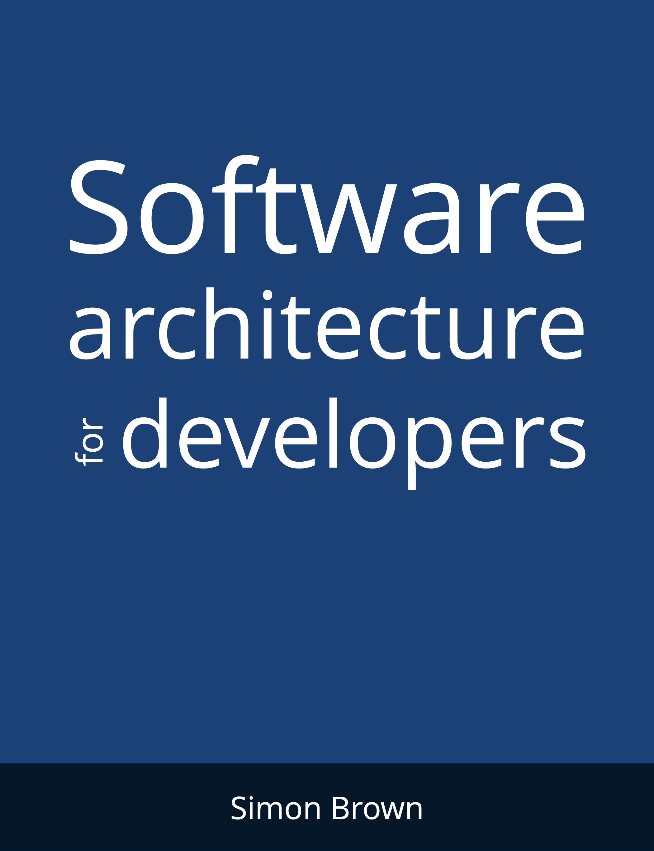 Software architecture for developers